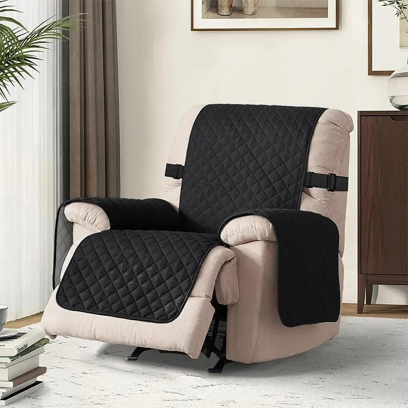 cubre sillon relax acolchado negro