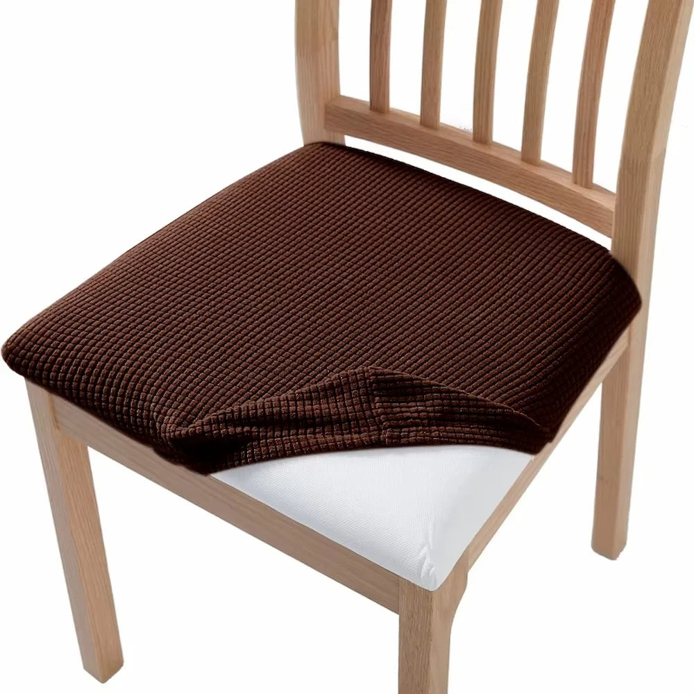 funda para asiento de silla marron claro