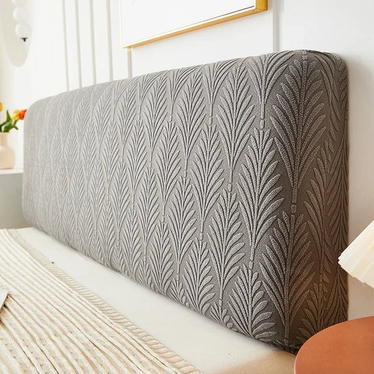 funda para cabecero de cama gris oscuro