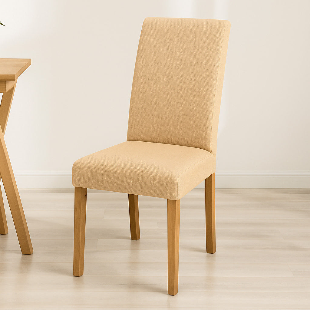 funda silla comedor en color beige