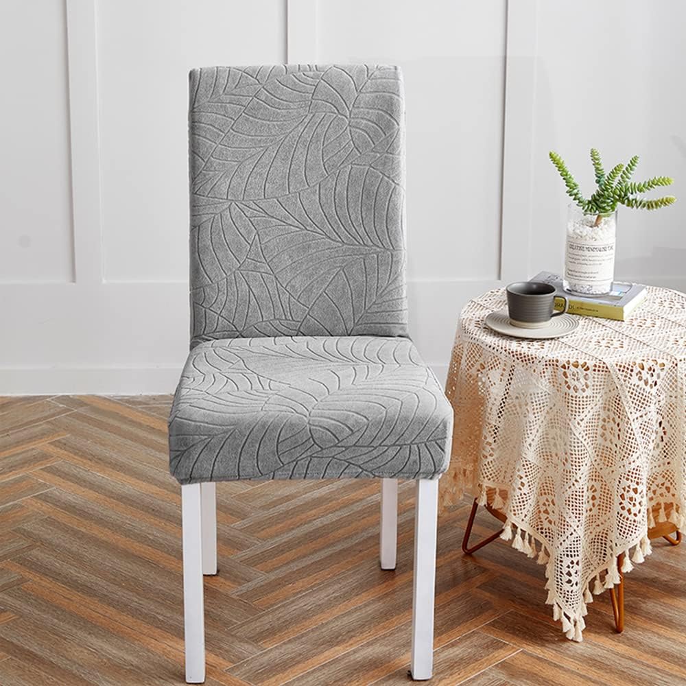 funda silla comedor gris claro