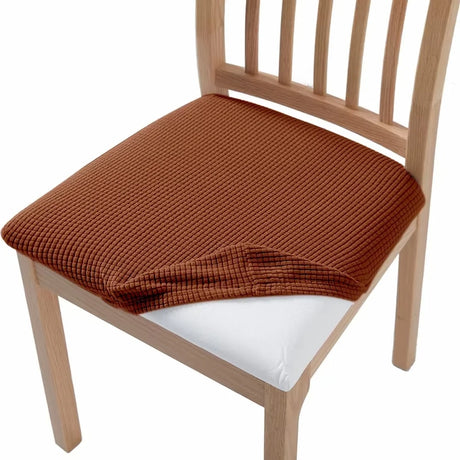 funda para asiento de silla marrón claro