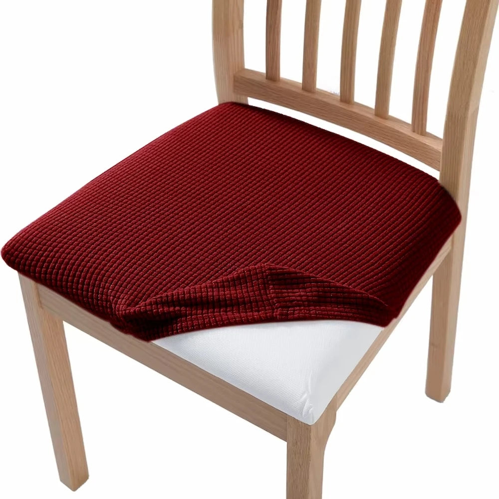 funda para asiento de silla roja