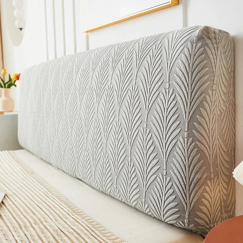 funda para cabecero de cama gris claro