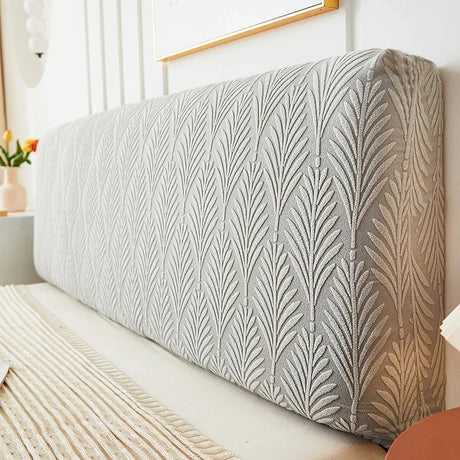 funda para cabecero de cama gris claro