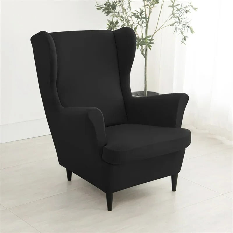 funda sillon orejero negra
