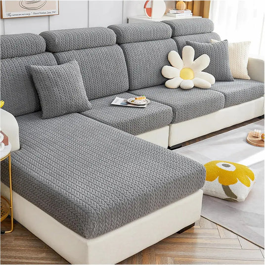 tomar medidas para una funda de sofá chaise longue